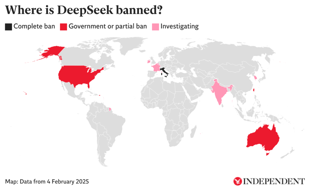 DeepSeek banned